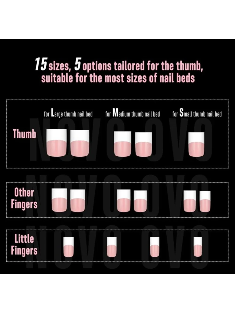 Short Square Retro French Tip Press-On Nails - Baby Pink, 240 pcs, DIY Nail Kit